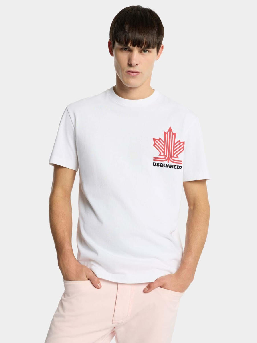 S71GD1693 D20106 T-SHIRT BLACK DSQUARED2 FW26 - WHITE