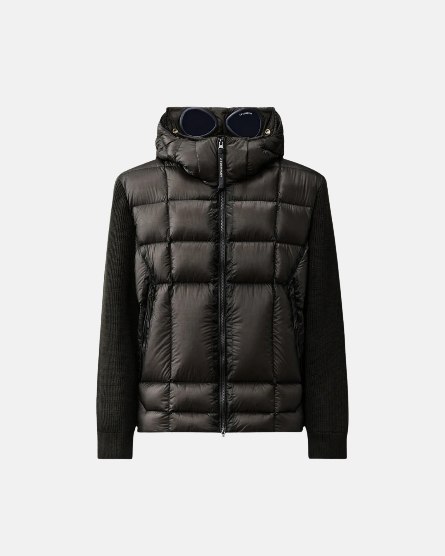 21CMKN052A006390M KNITWEAR-JACKET C.P. COMPANY FW26 - BLACK