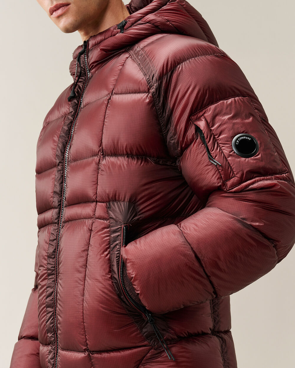 21CMOW702A110416A OUTERWEAR-MEDIUM JACKET C.P. COMPANY FW26 - ANDORRA RED