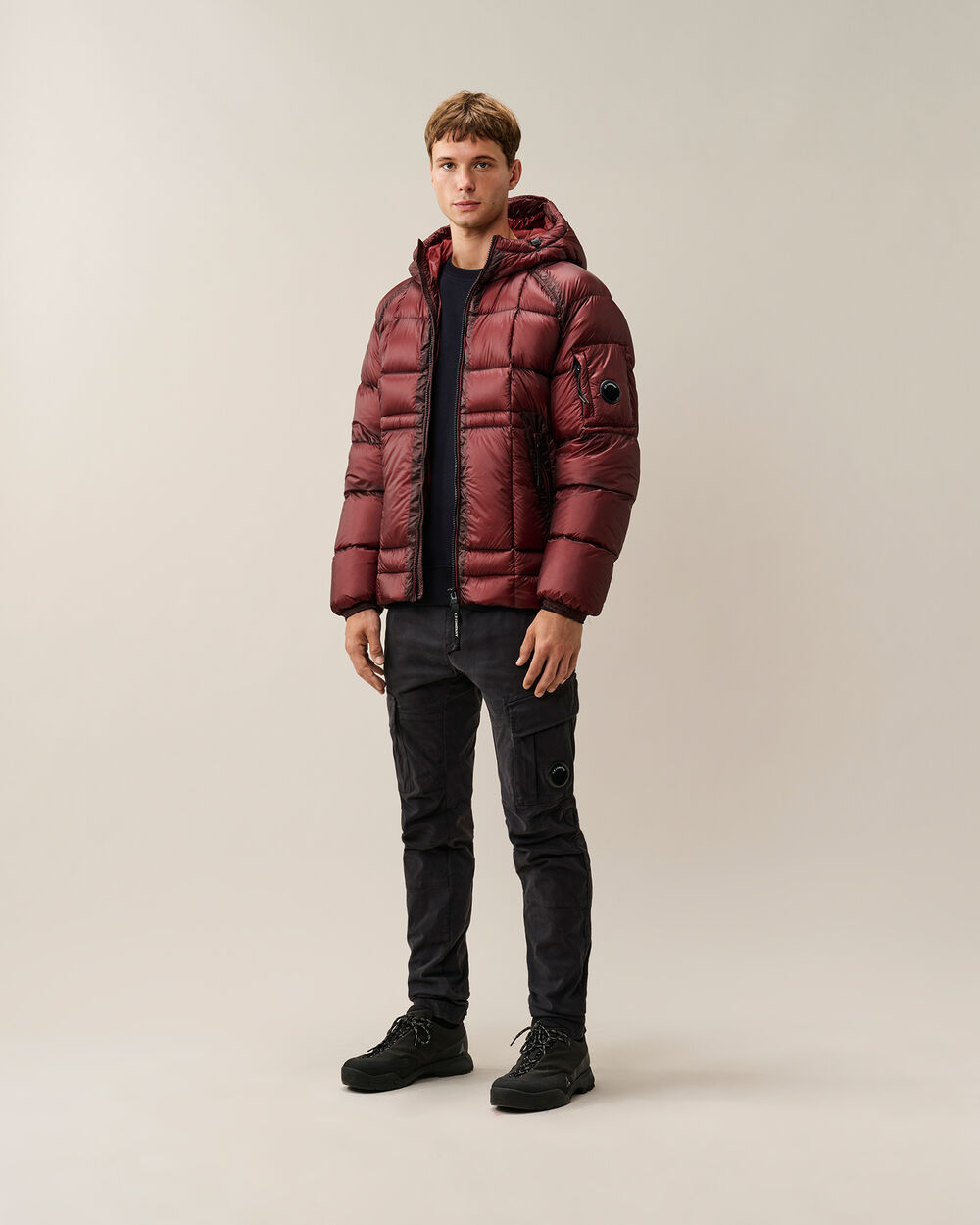 21CMOW702A110416A OUTERWEAR-MEDIUM JACKET C.P. COMPANY FW26 - ANDORRA RED