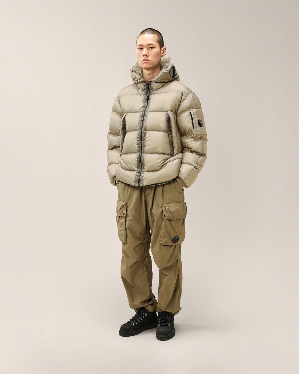 21CMOW215A110416A OUTERWEAR-MEDIUM JACKET C.P. COMPANY FW26 - SILVER BIRCH