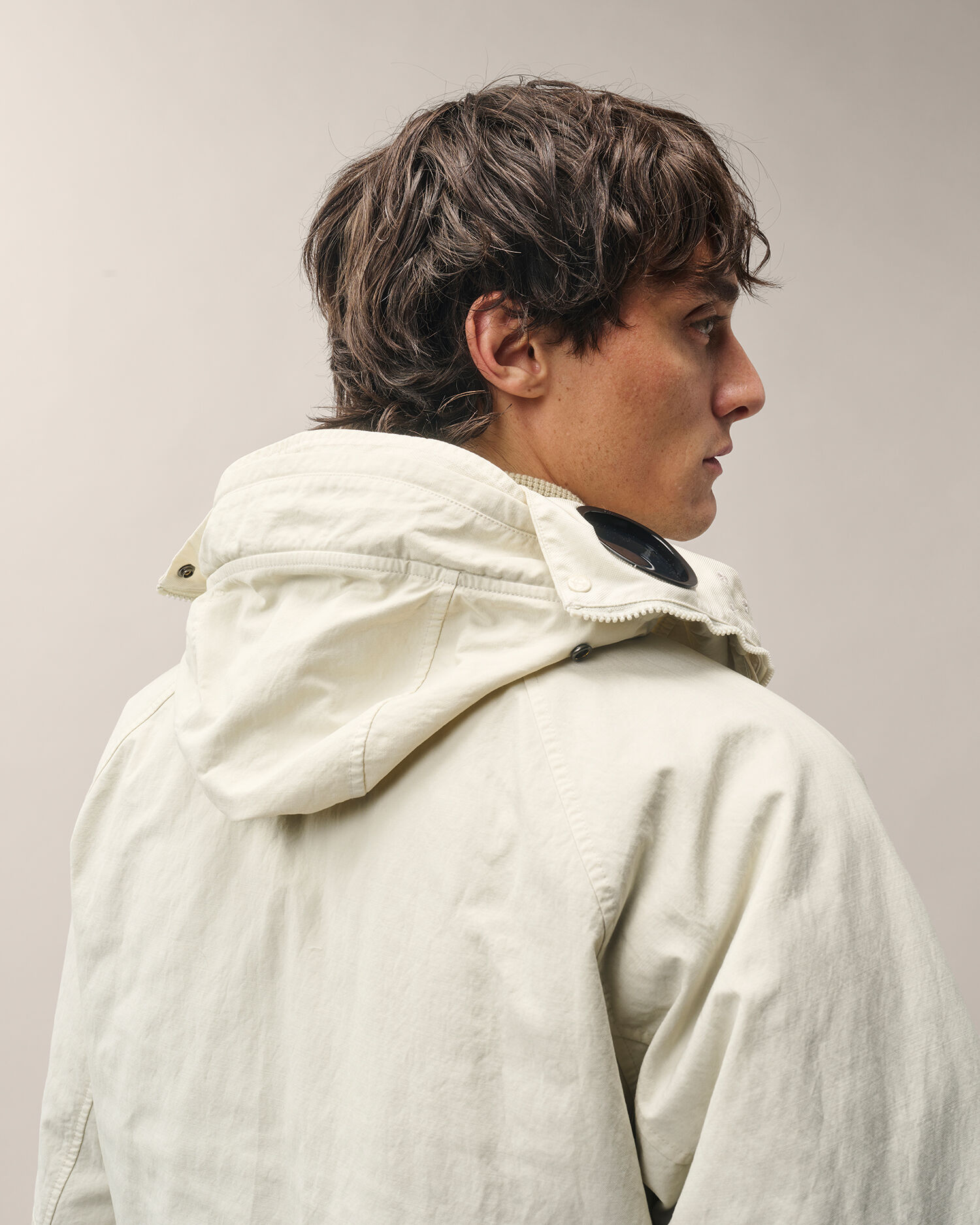 21CMOW078A110305G OUTERWEAR-MEDIUM JACKET C.P. COMPANY FW26 - SILVER BIRCH