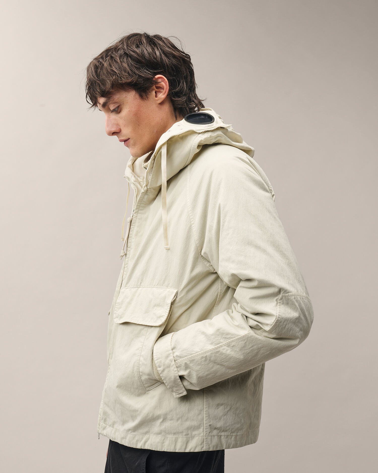 21CMOW078A110305G OUTERWEAR-MEDIUM JACKET C.P. COMPANY FW26 - SILVER BIRCH