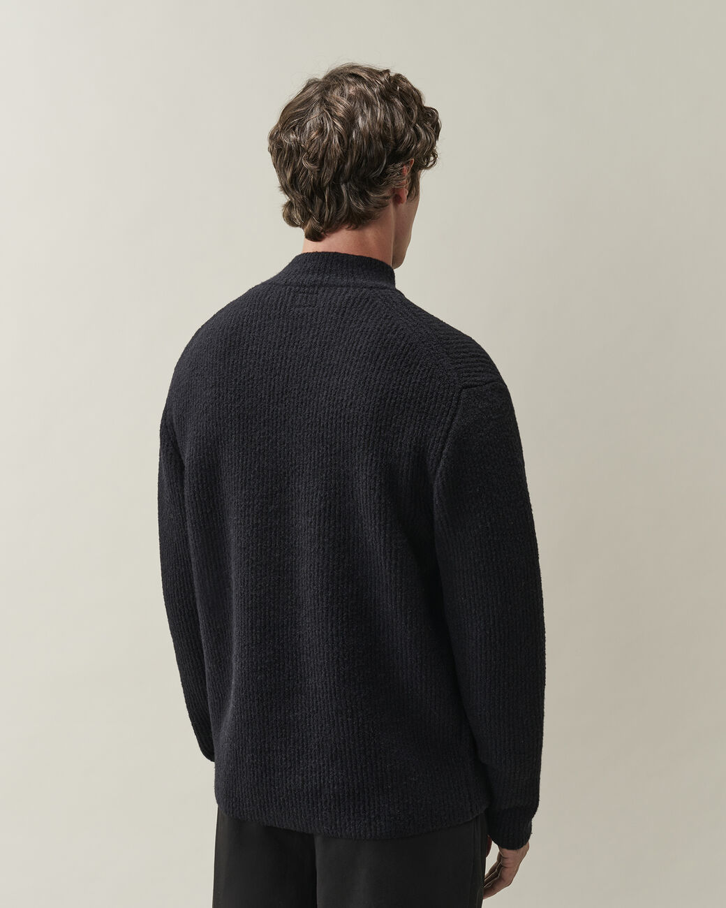 21CMKN248A110784A KNITWEAR-TURTLE NECK C.P. COMPANY FW26 - BLACK
