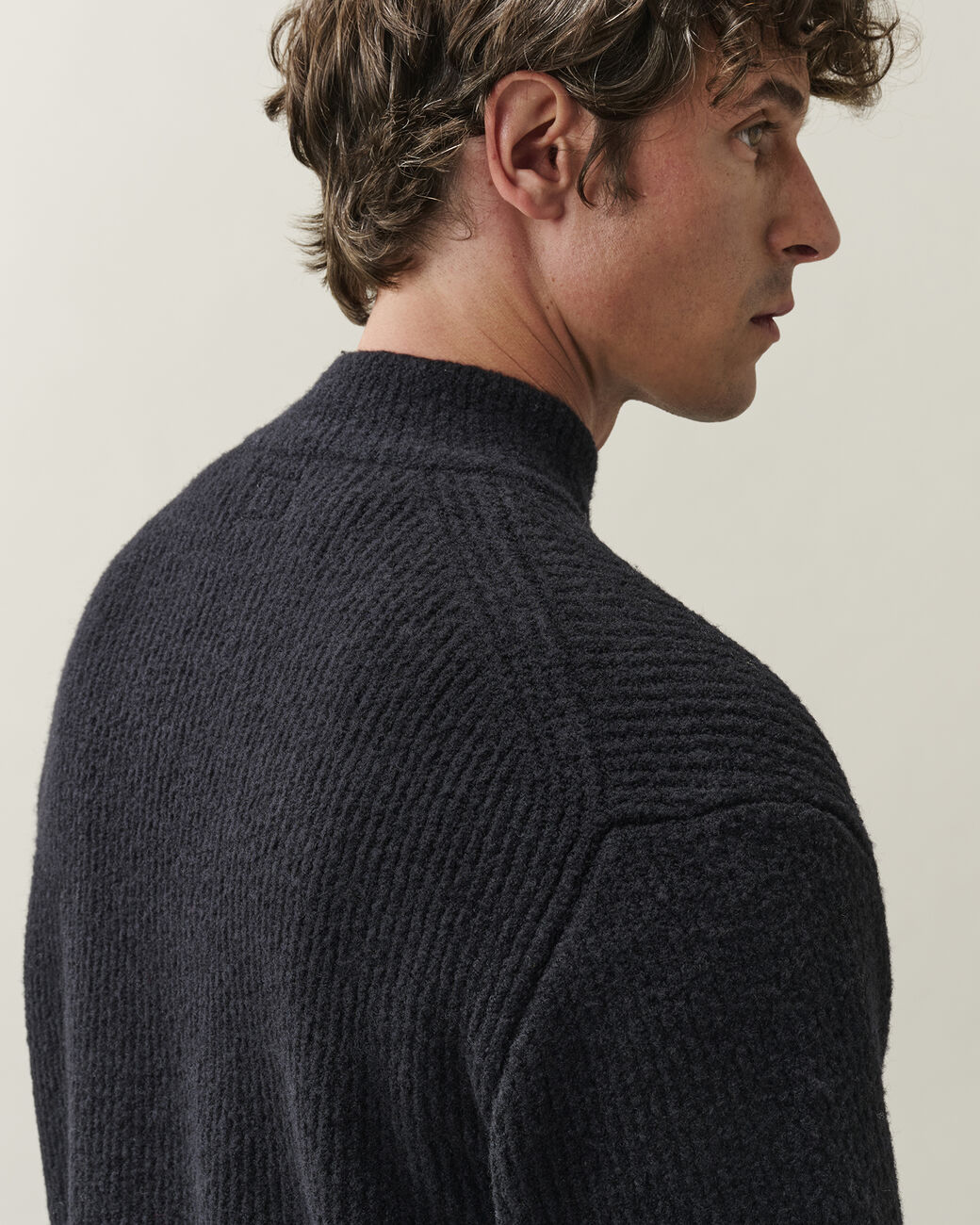 21CMKN248A110784A KNITWEAR-TURTLE NECK C.P. COMPANY FW26 - BLACK