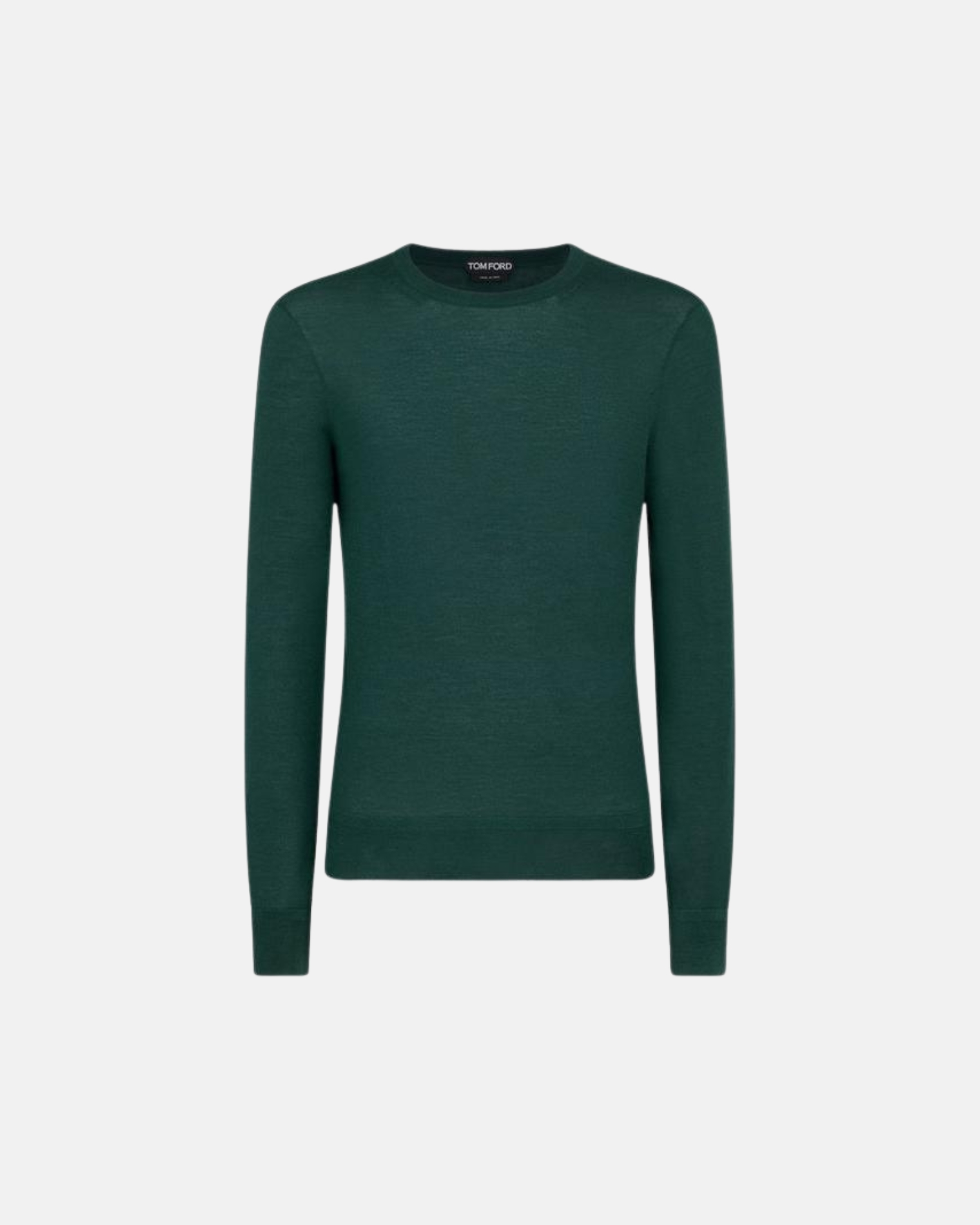 KCL082 YMK073 KNITWEAR LONG SLEEVE CREW NECK KNITTED TOM FORD FW26 - CLOVER GREEN