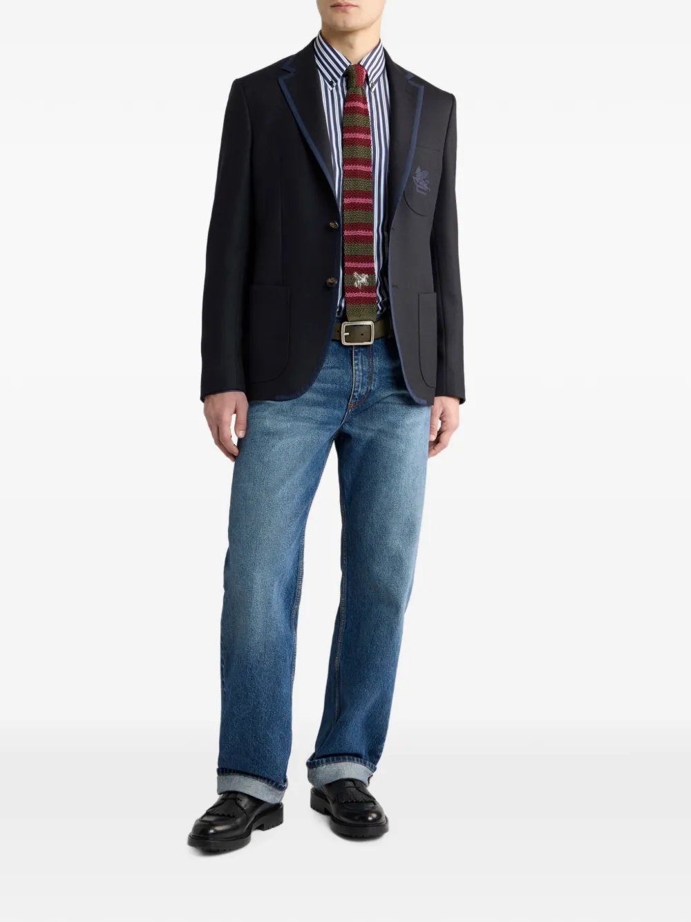 MRIB000499TR51A SHIRT ROMA LOGO BD ETRO FW26 - MULTICOLOR