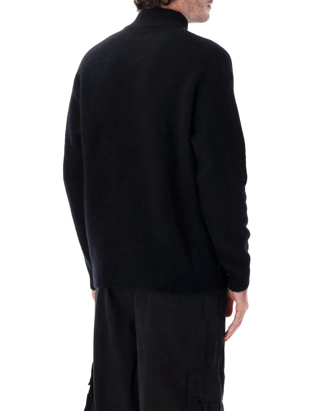 21CMKN263A110509A KNITWEAR-POLO COLLAR C.P. COMPANY FW26 - BLACK