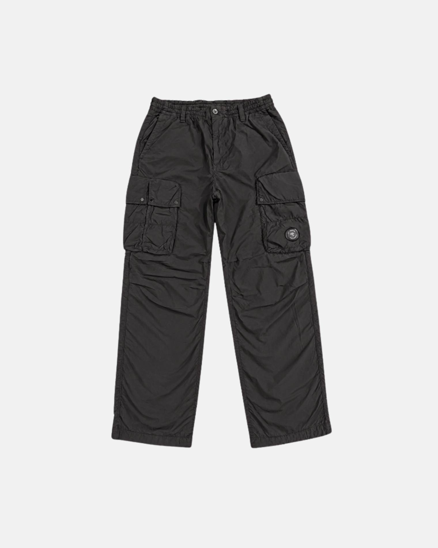21CMPA238A110435G PANTS-CARGO PANT C.P. COMPANY FW26 - BLACK