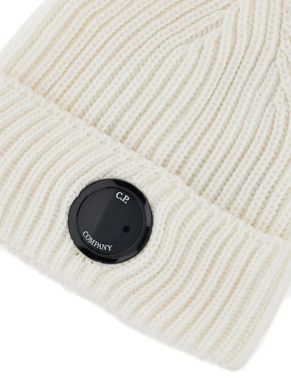 RFCMAC739A005509A ACCESSORIES-KNIT CAP C.P. COMPANY FW26 - GAUZE WHITE