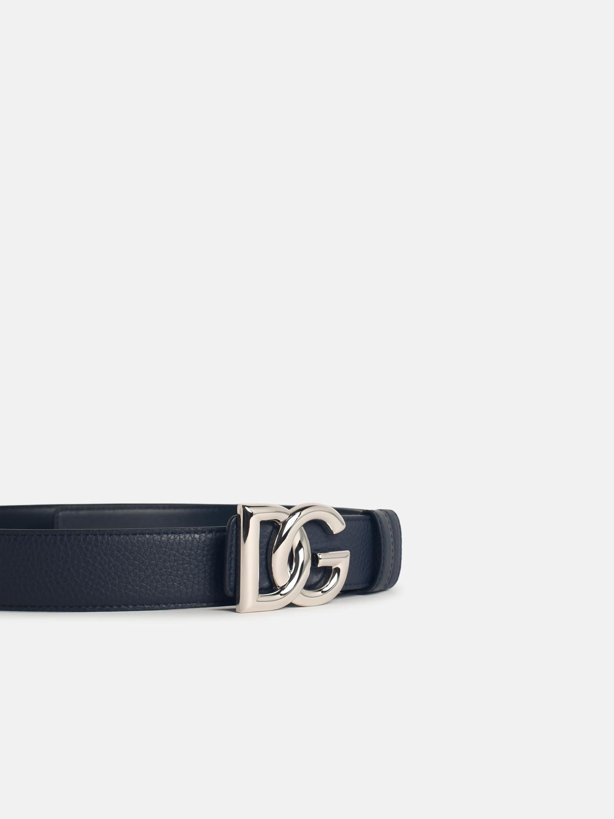 BC4993 A0742 CINTURA LOGATA DOLCE & GABBANA FW26 - NAVY